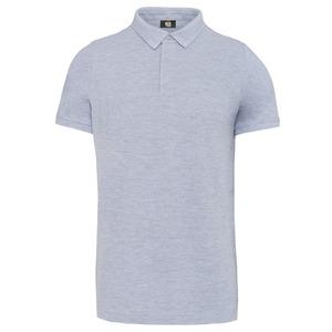 WK. Designed To Work WK225 - Polo col boutons pression manches courtes homme Oxford Grey