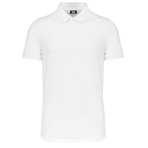 WK. Designed To Work WK225 - Polo col boutons pression manches courtes homme White
