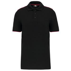 WK. Designed To Work WK270 - Polo DayToDay contrasté manches courtes homme