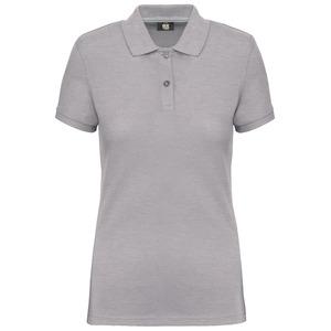 WK. Designed To Work WK275 - Polo manches courtes femme Oxford Grey