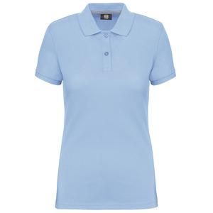 WK. Designed To Work WK275 - Polo manches courtes femme Sky Blue