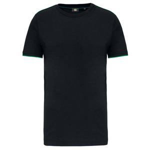 WK. Designed To Work WK3020 - T-shirt DayToDay manches courtes homme Black/ Kelly Green