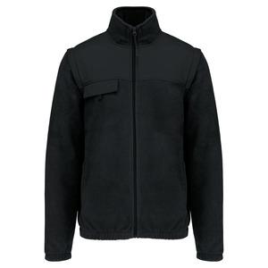 WK. Designed To Work WK9105 - Veste polaire manches amovibles homme Black