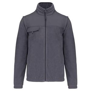 WK. Designed To Work WK9105 - Veste polaire manches amovibles homme Convoy Grey