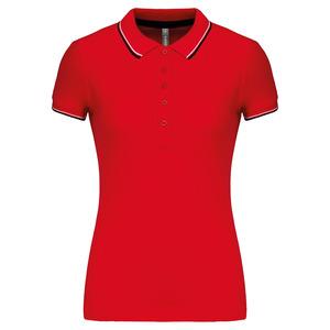 Kariban K251 - POLO MANCHES COURTES FEMME Red/ Navy/ White