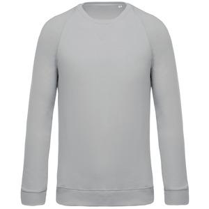Kariban K480 - Sweat-shirt BIO col rond manches raglan homme Snow Grey