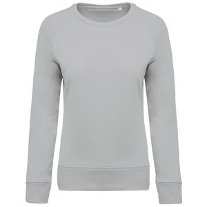 Kariban K481 - Sweat-shirt BIO col rond manches raglan femme Snow Grey