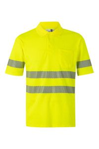 Velilla 305522 - POLO COTON MC RS Hi-Vis Yellow