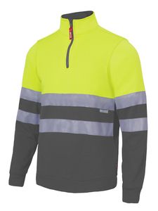 Velilla 305701 - SWEAT BICOLORE HV GREY/HI-VIS YELLOW