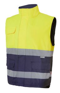 Velilla 305902 - GILET MATELASSÉ BICOLORE HV