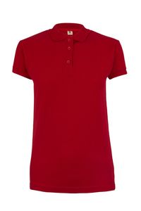 Mukua MK214CV - POLO MANCHES COURTES FEMME 210 Red