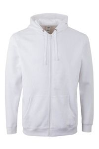 Mukua SF270U - SWEAT-SHIRT À CAPUCHE ZIPPÉE White